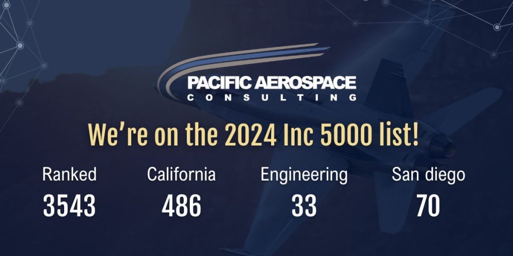 Pacific Aerospace Consulting Earns Spot on 2024 Inc. 5000 List